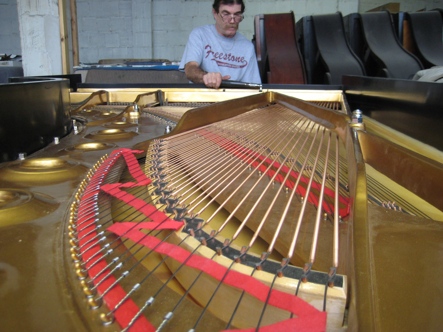 Concert Grand Piano Setup
